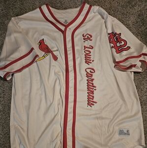 St. Louis Cardinals White and Red Jersey